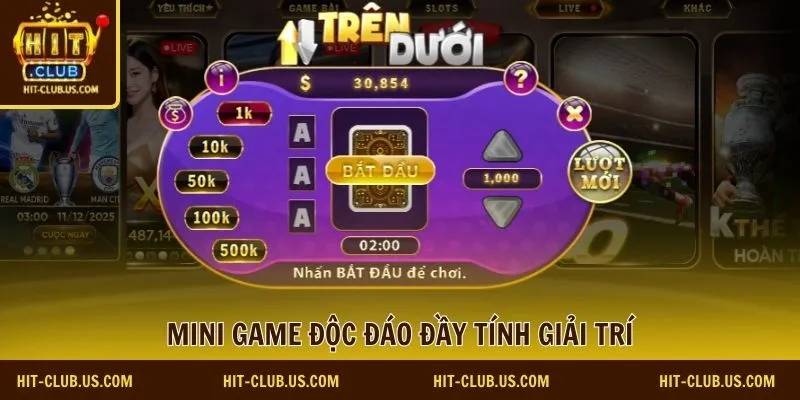 Mini game độc đáo đầy tính giải trí