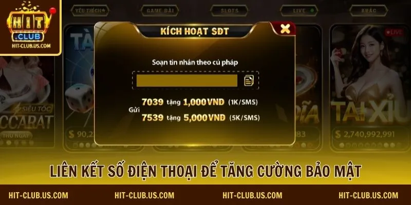 Liên kết số điện thoại để tăng cường bảo mật