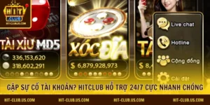 hitclub hỗ trợ