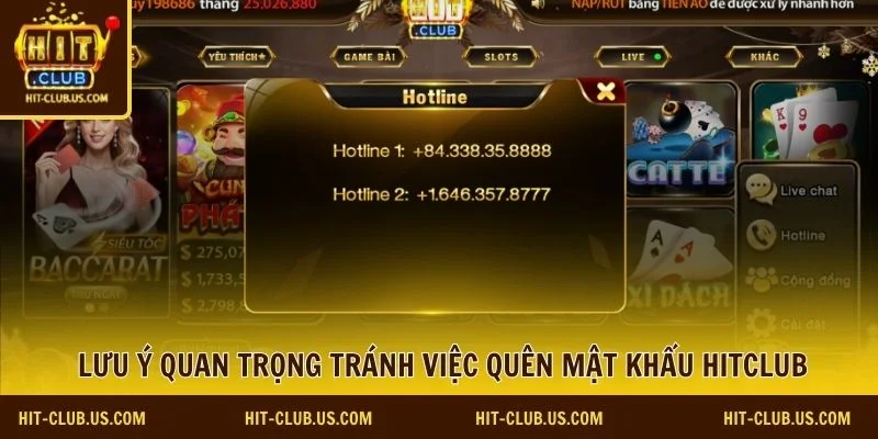 quên mật khẩu hitclub 4