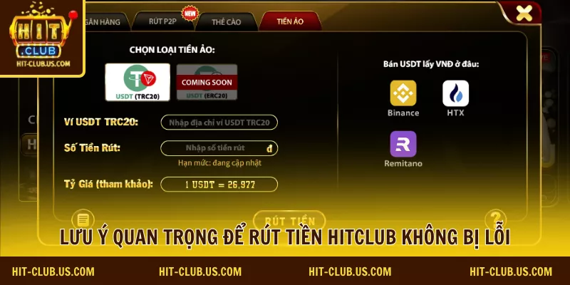 rút tiền hitclub